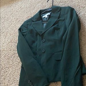New York and Company Hunter Green Blazer Not Worn